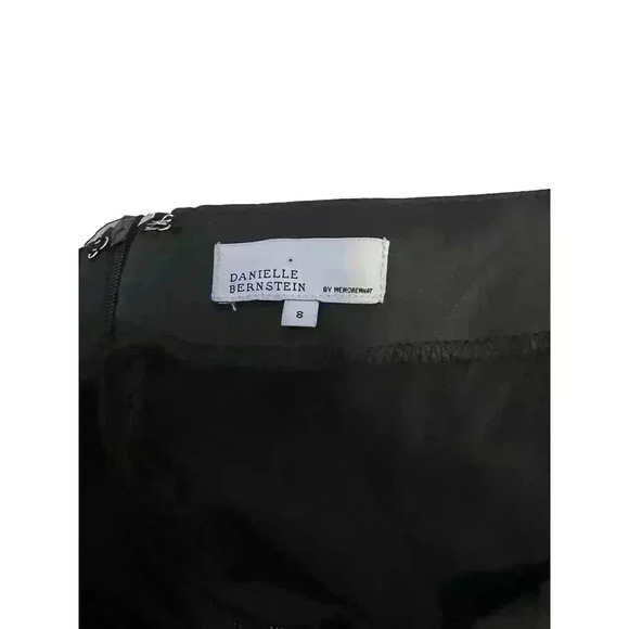 Danielle Bernstein We wore what puff sleeve black mini dress Like New Size 8 - Picture 3 of 5